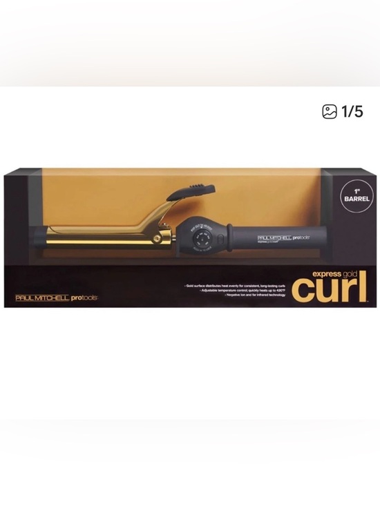 Paul Mitchell Other - NWT Paul Mitchell Gold and Black 1" Curling Iron